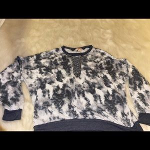 Tie dye long sleeve sweatshirt